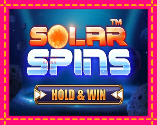 Solar Spins: chơi trực tuyến mà không cần đăng ký