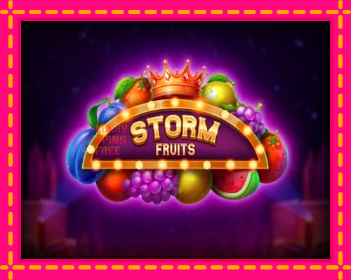 Storm Fruits: chơi trực tuyến mà không cần đăng ký