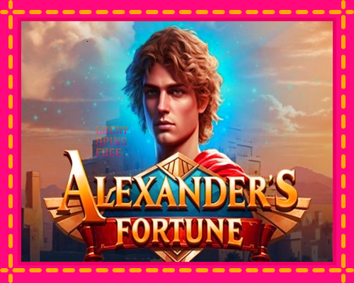 Alexanders Fortune: chơi trực tuyến mà không cần đăng ký