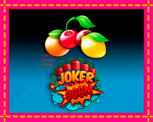 Joker Boom: chơi trực tuyến mà không cần đăng ký