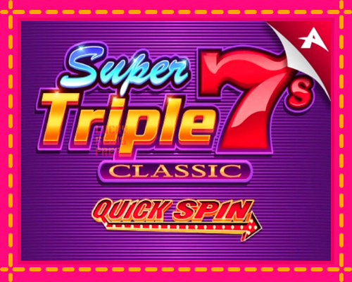 Super Triple 7s Classic: chơi trực tuyến mà không cần đăng ký