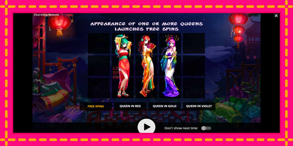 Charming Queens - thiết bị chơi game với phần thưởng độc đáo, hình ảnh 1