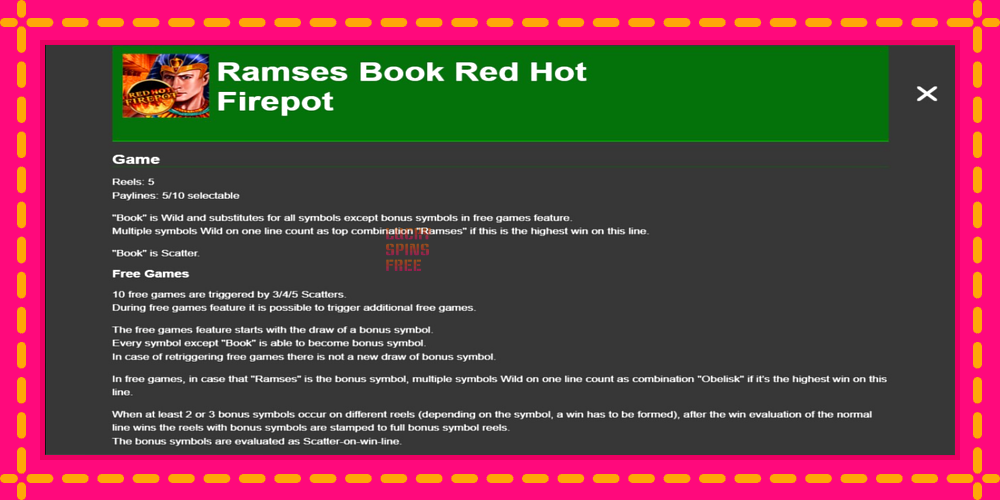 Ramses Book Red Hot Firepot - thiết bị chơi game với phần thưởng độc đáo, hình ảnh 1