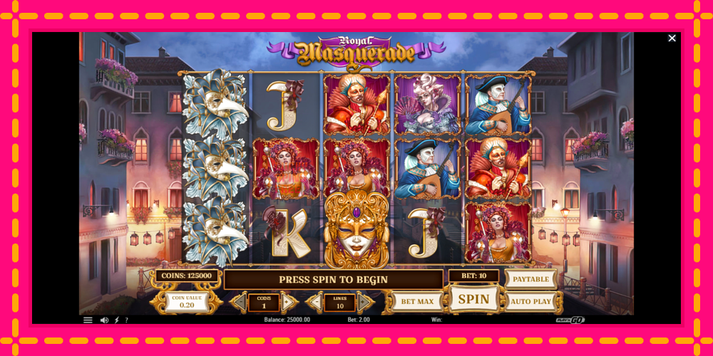 Royal Masquerade - thiết bị chơi game với phần thưởng độc đáo, hình ảnh 2