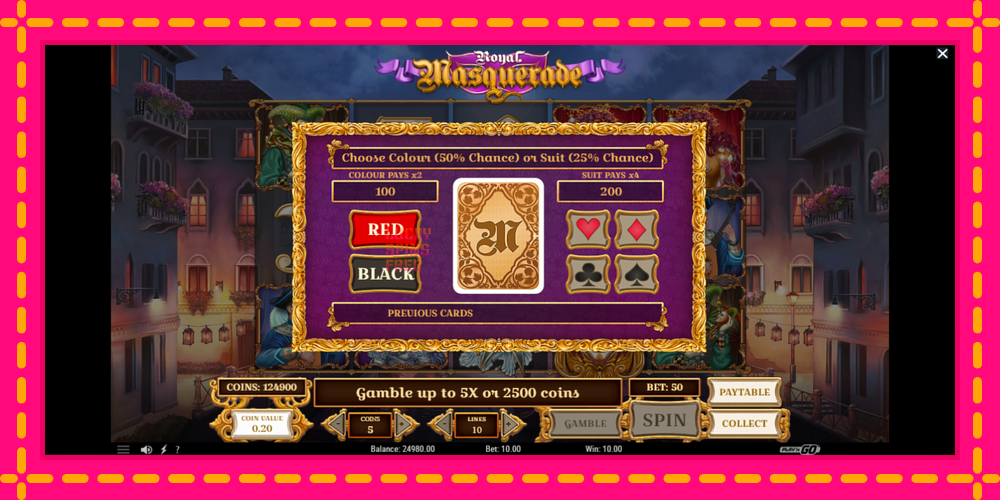 Royal Masquerade - thiết bị chơi game với phần thưởng độc đáo, hình ảnh 4