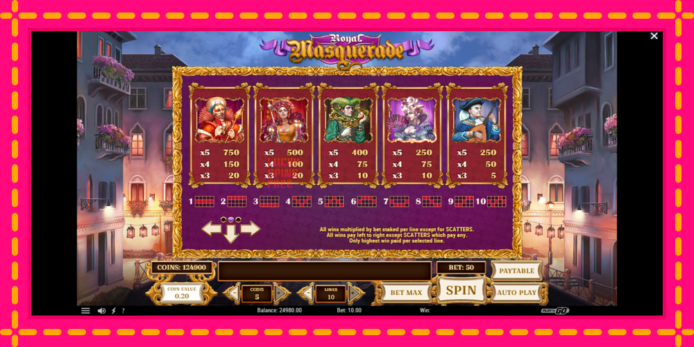 Royal Masquerade - thiết bị chơi game với phần thưởng độc đáo, hình ảnh 5