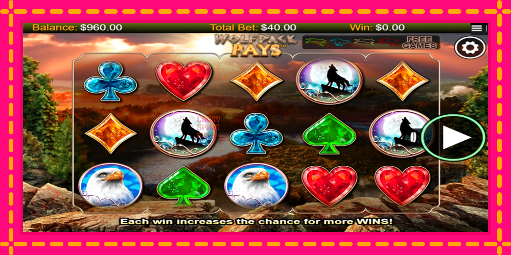 Wolfpack Pays - thiết bị chơi game với phần thưởng độc đáo, hình ảnh 1