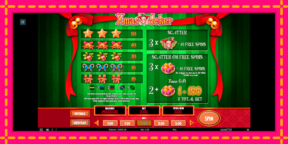 Xmas Joker - thiết bị chơi game với phần thưởng độc đáo, hình ảnh 2