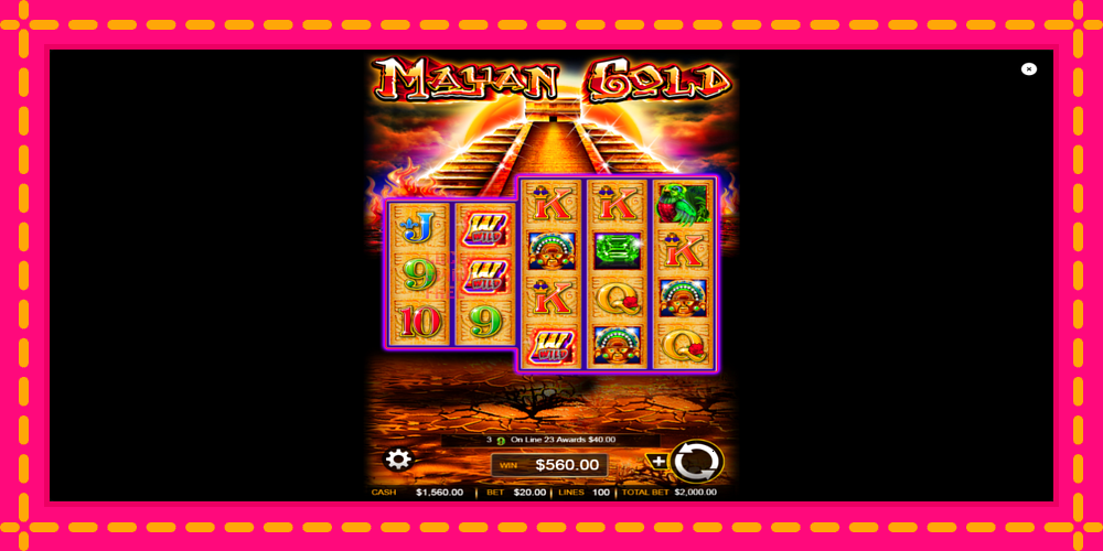 Mayan Gold - thiết bị chơi game với phần thưởng độc đáo, hình ảnh 3