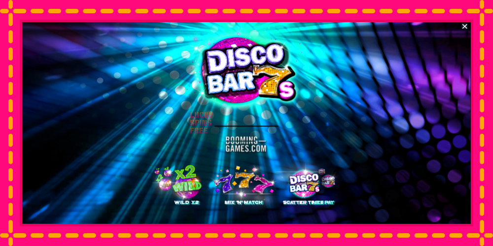 Disco Bar 7s - thiết bị chơi game với phần thưởng độc đáo, hình ảnh 1