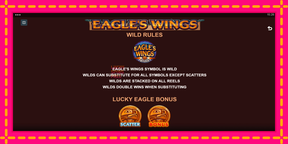 Eagles Wings - thiết bị chơi game với phần thưởng độc đáo, hình ảnh 5