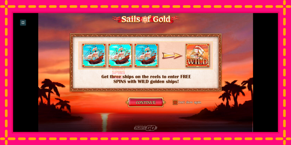 Sails of Gold - thiết bị chơi game với phần thưởng độc đáo, hình ảnh 1