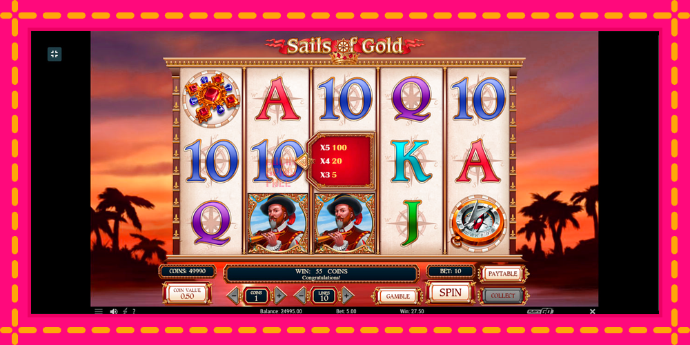 Sails of Gold - thiết bị chơi game với phần thưởng độc đáo, hình ảnh 4