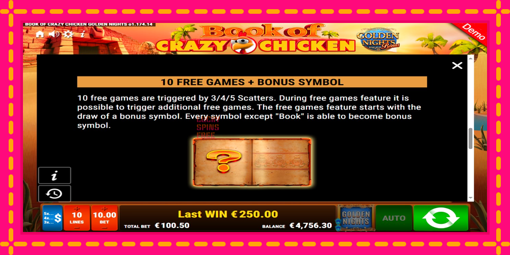 Book of Crazy Chicken Golden Nights - thiết bị chơi game với phần thưởng độc đáo, hình ảnh 8