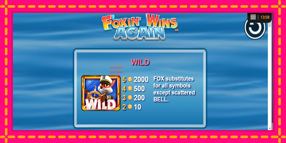 Foxin Wins Again - thiết bị chơi game với phần thưởng độc đáo, hình ảnh 5