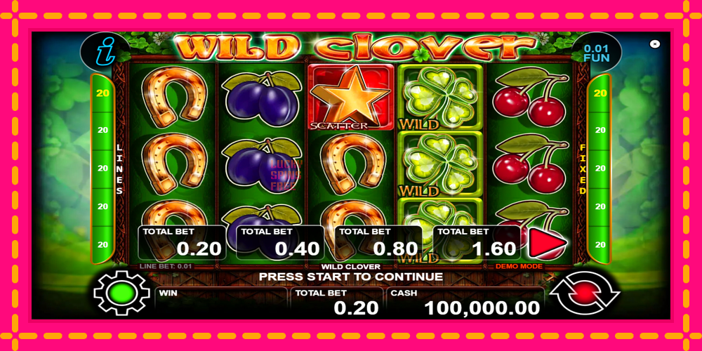 Wild Clover - thiết bị chơi game với phần thưởng độc đáo, hình ảnh 1