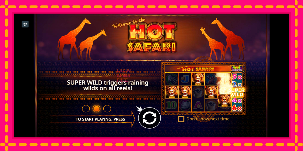 Hot Safari - thiết bị chơi game với phần thưởng độc đáo, hình ảnh 1