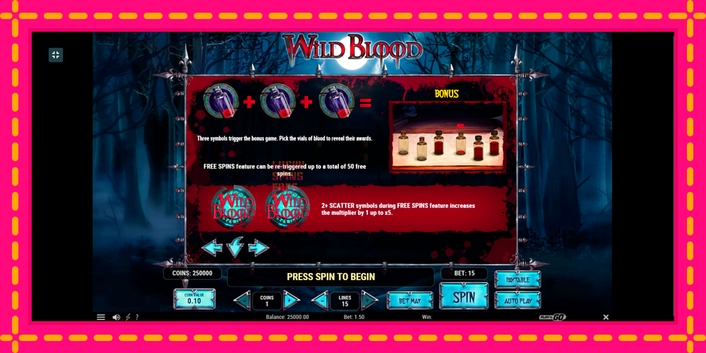 Wild Blood - thiết bị chơi game với phần thưởng độc đáo, hình ảnh 9