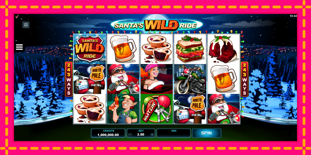 Santas Wild Ride - thiết bị chơi game với phần thưởng độc đáo, hình ảnh 2