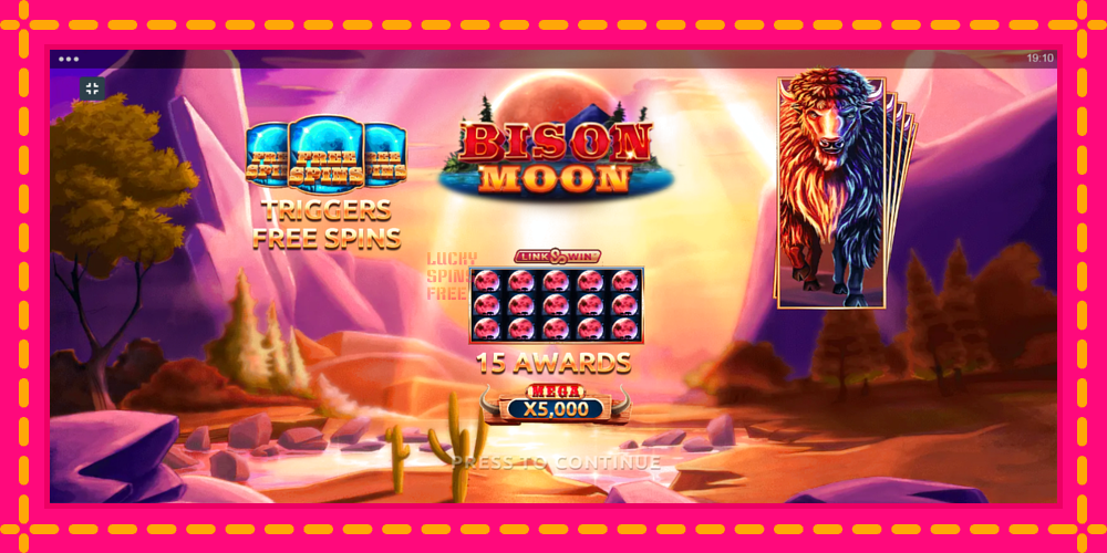 Bison Moon Megaways - thiết bị chơi game với phần thưởng độc đáo, hình ảnh 1