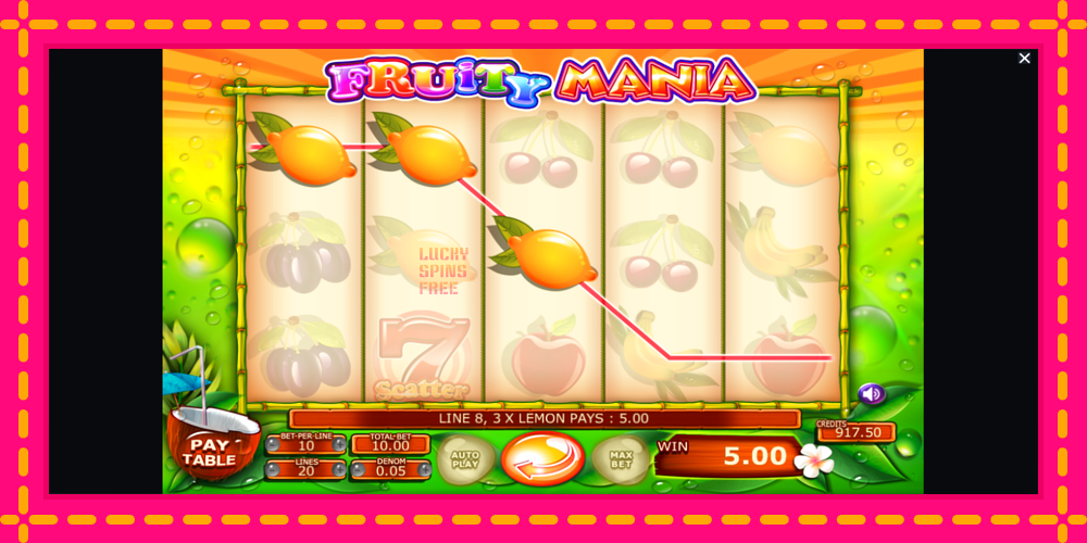 Fruity Mania - thiết bị chơi game với phần thưởng độc đáo, hình ảnh 3