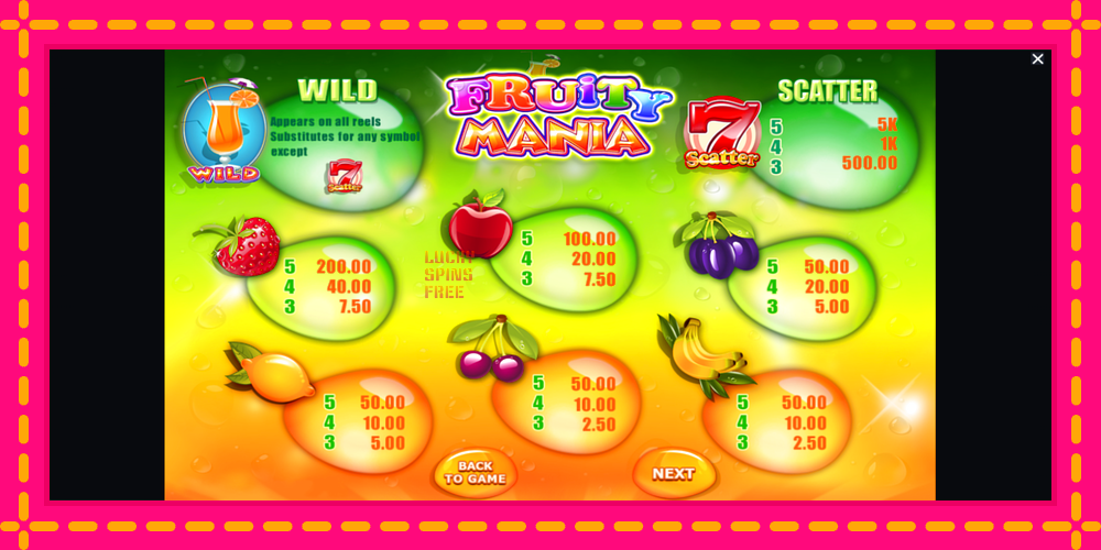 Fruity Mania - thiết bị chơi game với phần thưởng độc đáo, hình ảnh 6