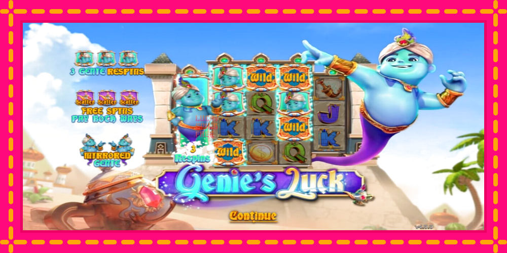 Genie’s Luck - thiết bị chơi game với phần thưởng độc đáo, hình ảnh 1