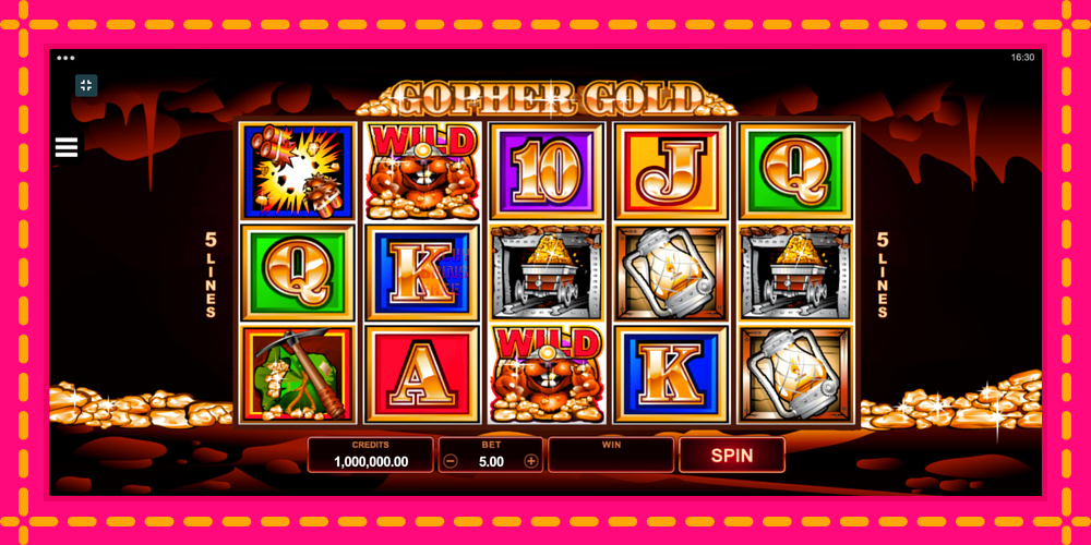 Gopher Gold - thiết bị chơi game với phần thưởng độc đáo, hình ảnh 1