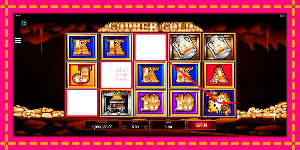 Gopher Gold - thiết bị chơi game với phần thưởng độc đáo, hình ảnh 3