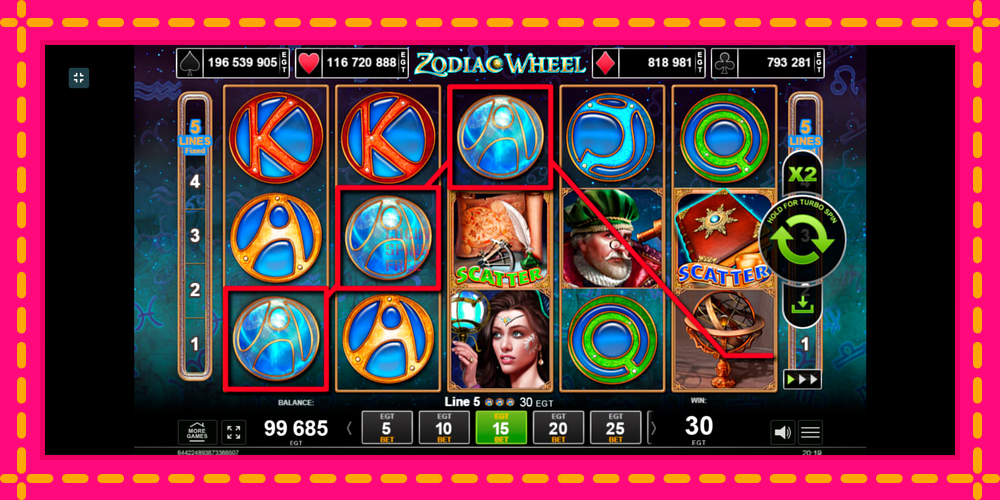 Zodiac Wheel - thiết bị chơi game với phần thưởng độc đáo, hình ảnh 4