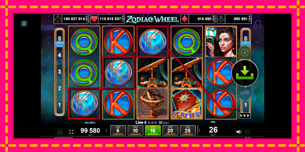 Zodiac Wheel - thiết bị chơi game với phần thưởng độc đáo, hình ảnh 5