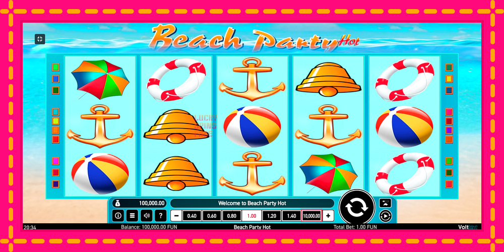 Beach Party Hot - thiết bị chơi game với phần thưởng độc đáo, hình ảnh 1