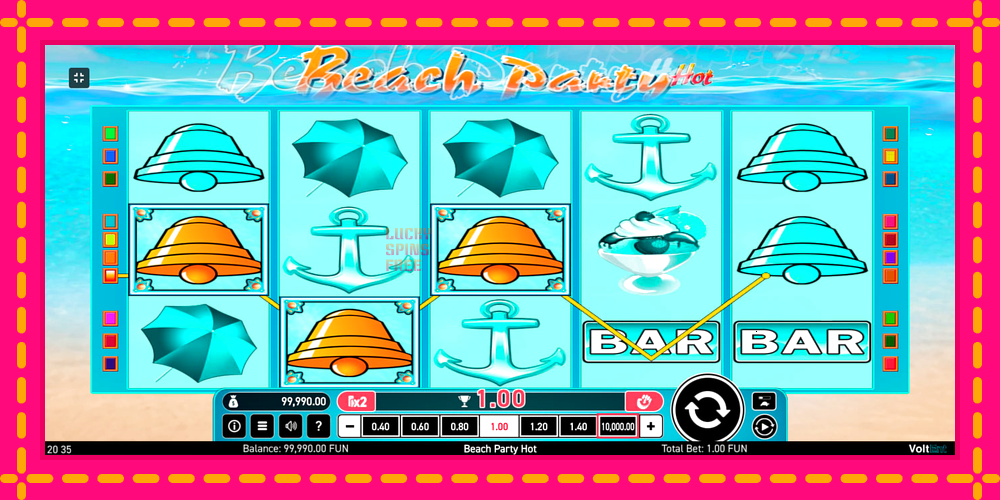 Beach Party Hot - thiết bị chơi game với phần thưởng độc đáo, hình ảnh 2