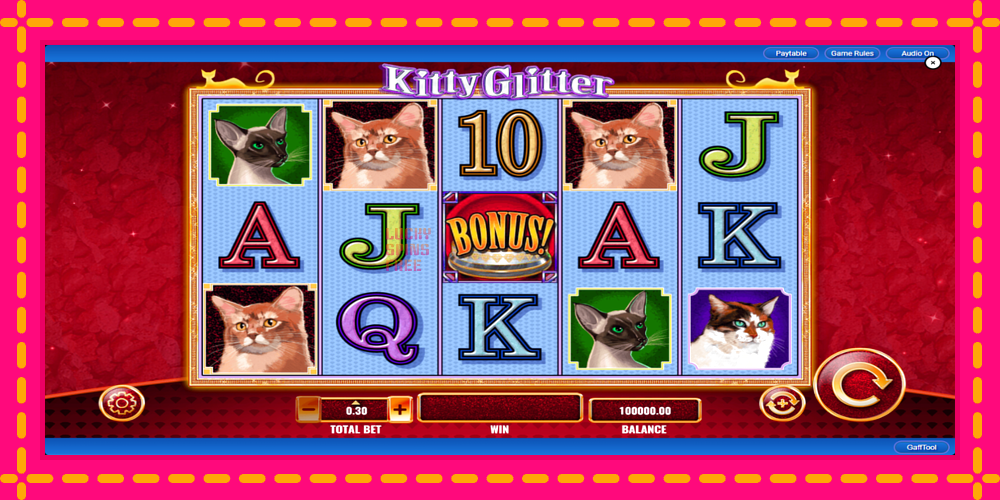 Kitty Glitter - thiết bị chơi game với phần thưởng độc đáo, hình ảnh 2