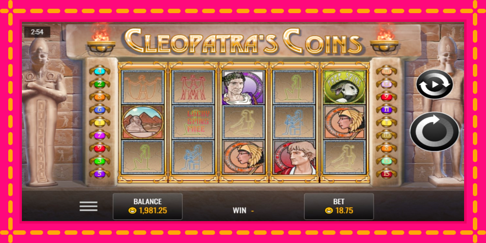 Cleopatra’s Coins - thiết bị chơi game với phần thưởng độc đáo, hình ảnh 1