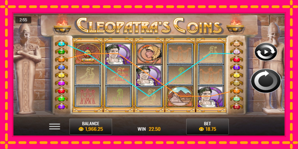 Cleopatra’s Coins - thiết bị chơi game với phần thưởng độc đáo, hình ảnh 2