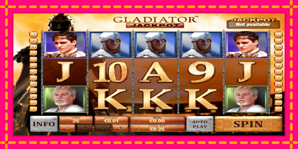 Gladiator Jackpot - thiết bị chơi game với phần thưởng độc đáo, hình ảnh 1