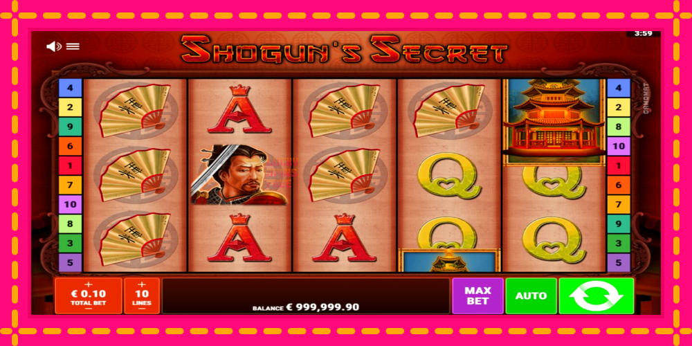 Shoguns Secret - thiết bị chơi game với phần thưởng độc đáo, hình ảnh 1