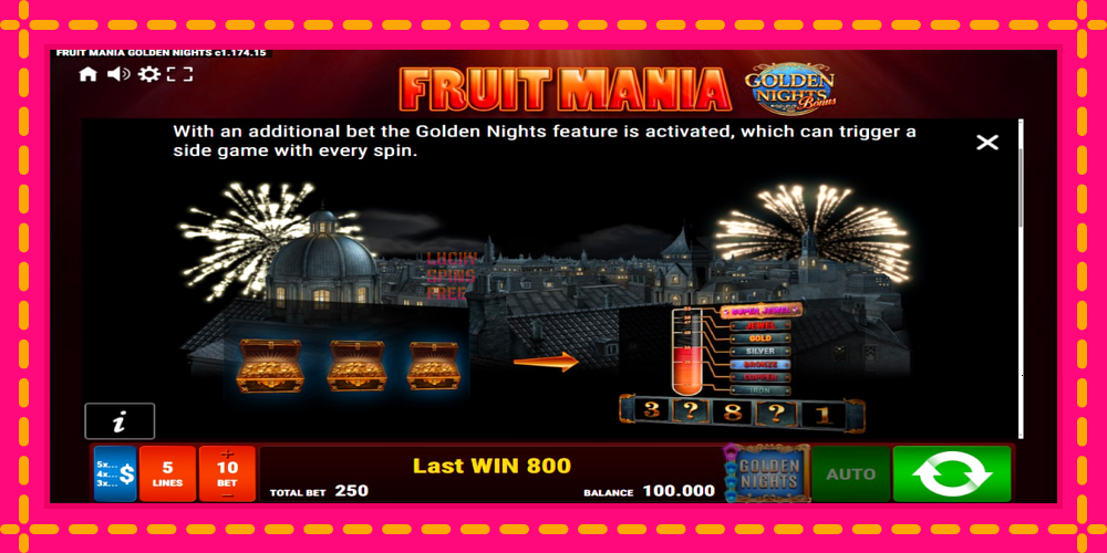 Fruit Mania Golden Nights - thiết bị chơi game với phần thưởng độc đáo, hình ảnh 5