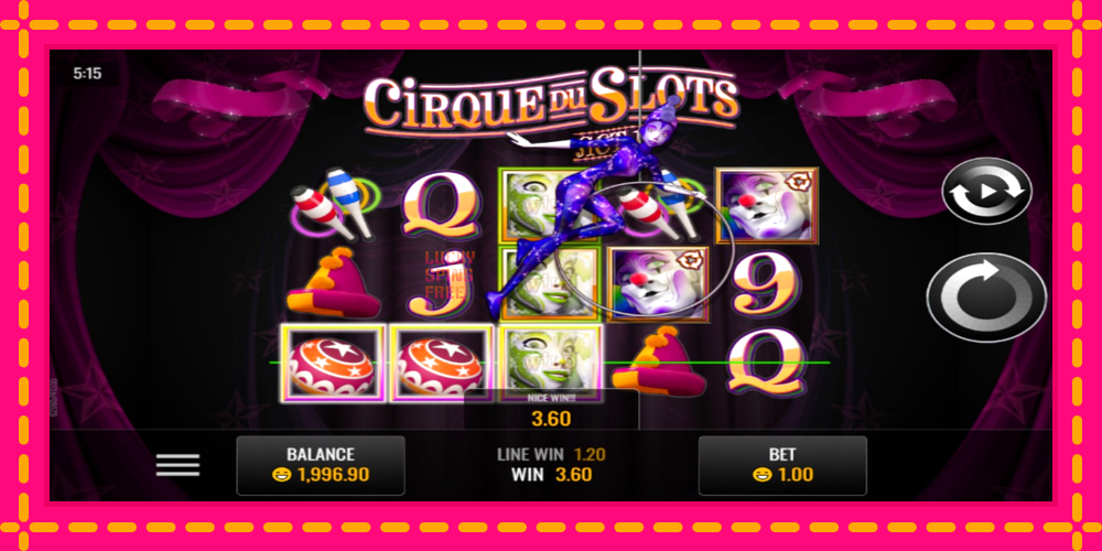 Cirque du Slots - thiết bị chơi game với phần thưởng độc đáo, hình ảnh 2