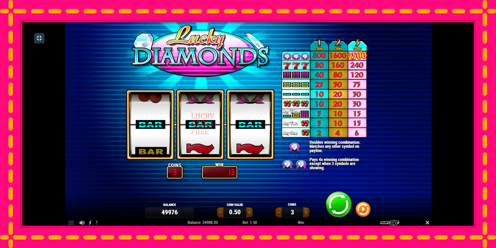 Lucky Diamonds - thiết bị chơi game với phần thưởng độc đáo, hình ảnh 2