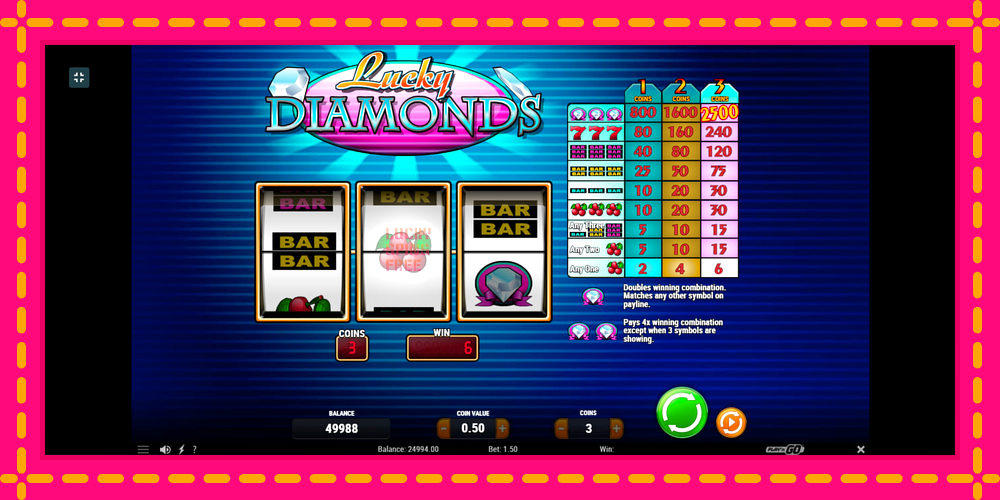 Lucky Diamonds - thiết bị chơi game với phần thưởng độc đáo, hình ảnh 3