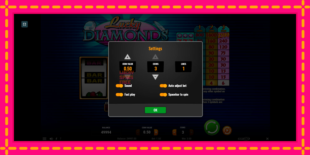 Lucky Diamonds - thiết bị chơi game với phần thưởng độc đáo, hình ảnh 4