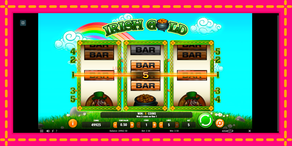 Irish Gold - thiết bị chơi game với phần thưởng độc đáo, hình ảnh 2