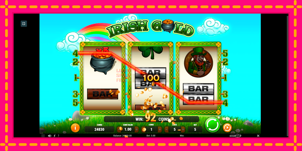 Irish Gold - thiết bị chơi game với phần thưởng độc đáo, hình ảnh 5