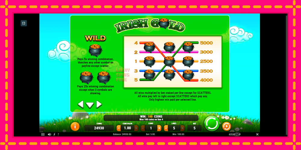 Irish Gold - thiết bị chơi game với phần thưởng độc đáo, hình ảnh 6