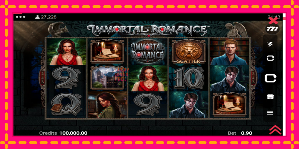 Immortal Romance - thiết bị chơi game với phần thưởng độc đáo, hình ảnh 2