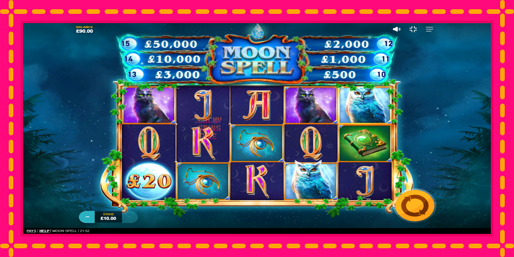 Moon Spell - thiết bị chơi game với phần thưởng độc đáo, hình ảnh 4