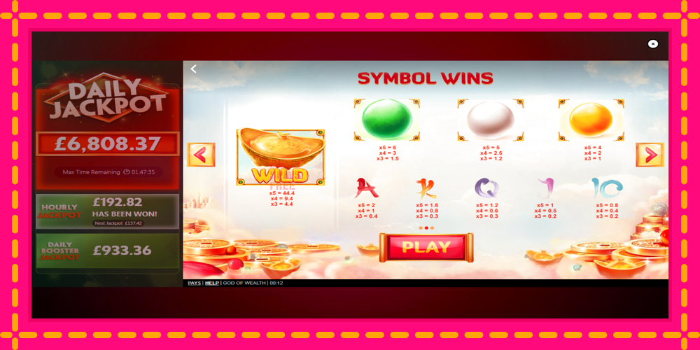 God of Wealth - thiết bị chơi game với phần thưởng độc đáo, hình ảnh 5