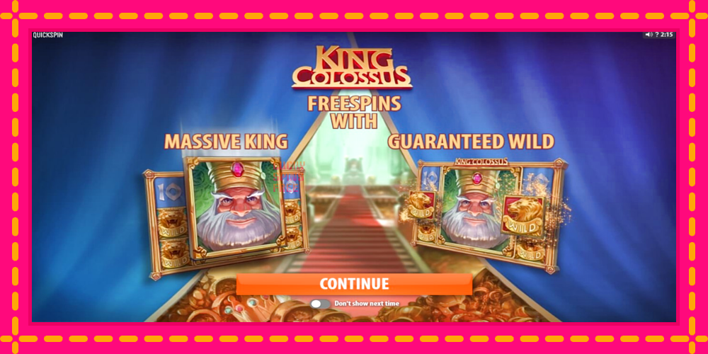 King Colossus - thiết bị chơi game với phần thưởng độc đáo, hình ảnh 1